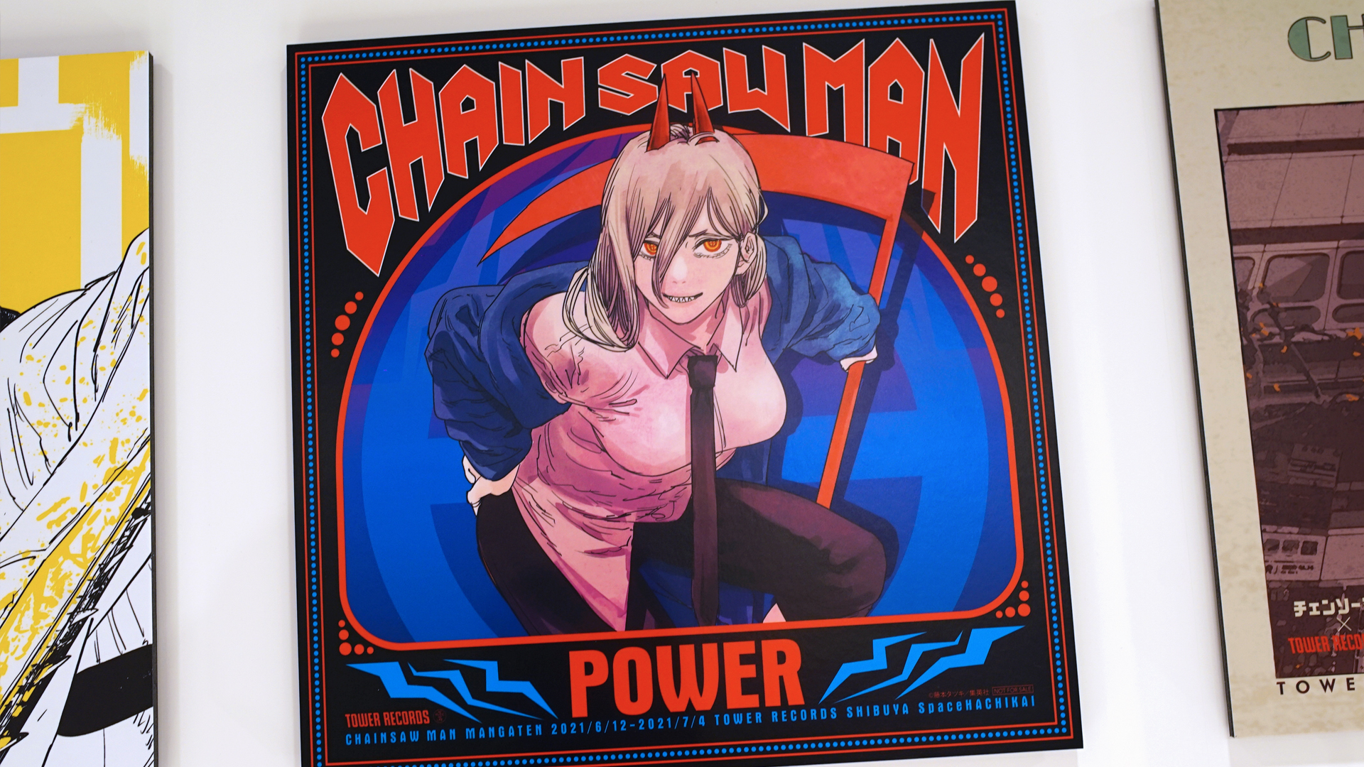 Chainsaw Man Himeno Dynamic Anime Scroll Poster Art